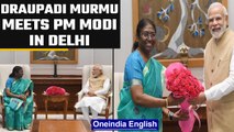 Presidential Candidate Draupadi Murmu meets PM Modi in Delhi | Oneindia news *Politics