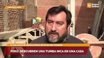 Perú: descubren una tumba inca en una casa