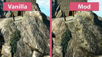 The Witcher 3 - HD Reworked Project 4.6 im Vergleich zum Original