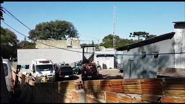 Colchão pega fogo na cadeia pública e Corpo de Bombeiros é mobilizado para combate