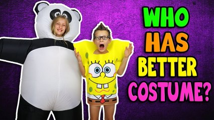 KIDS COSTUME DRESS-UP SHOW w/ KARINA and RONALD!!!  SIS vs BRO