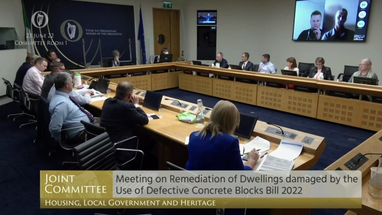 Clare Pyrite Action Group at Oireachtas Committee