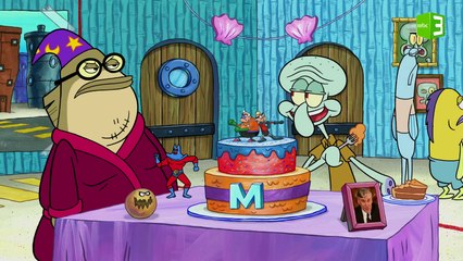 أجواء ما قبل الاحتفال بعيد ميلاد سبونج بوب