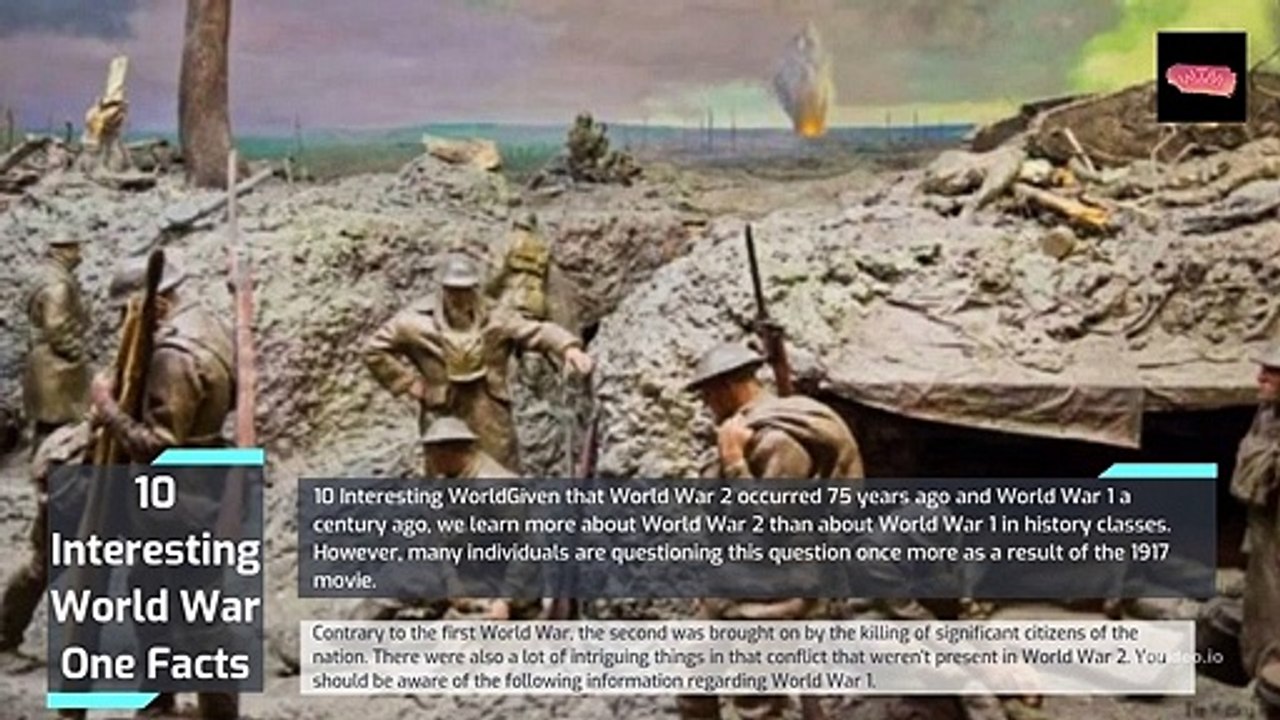 10 Interesting World War One Facts.