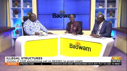 Illegal Structures: Victims of CSIR demolishing call on REGSEC to arrest chiefs -  Adom TV (23-6-22)