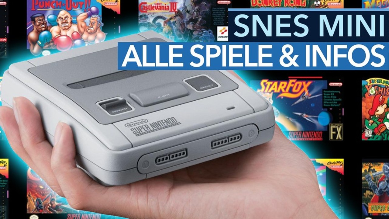 SNES Mini - Video: Alle Spiele & Infos zum Nintendo Classic Mini Super NES