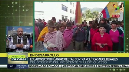 Nuevos sectores sociales se unen al paro nacional en Ecuador