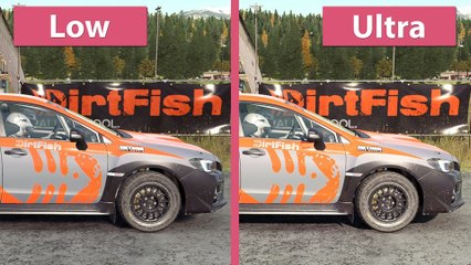 DiRT 4 - Niedrige gegen Ultra-Details auf dem PC im Vergleich