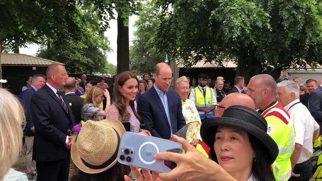 Duke and Duchess of Cambridge visit Newmarket for Cambridgeshire County Day