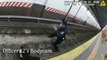 Rescate in extremis en el metro de Nueva York