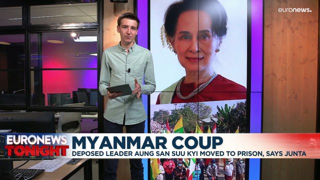 Aung San Suu Kyi moved to prison from house arrest, says Myanmar military junta