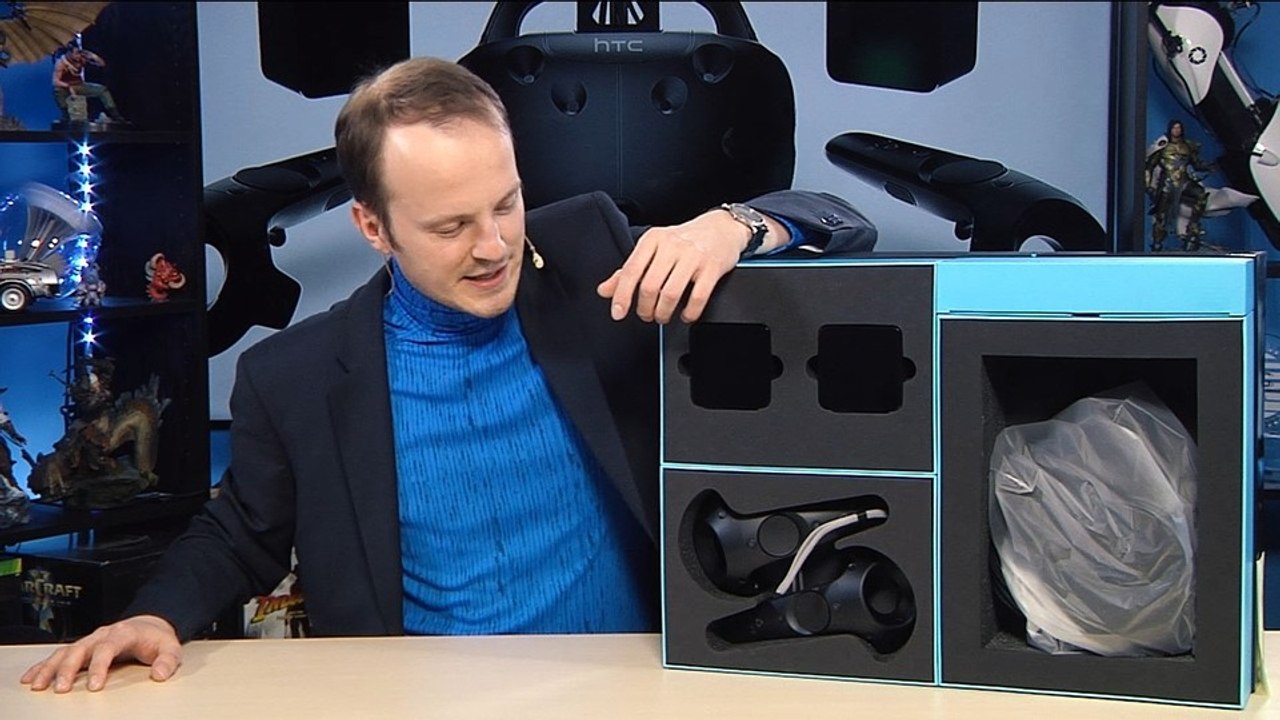 HTC Vive Boxenstopp - Wir packen die Endkundenfassung von Valves VR-Headset aus