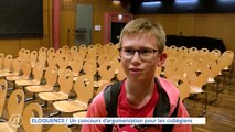 ÉLOQUENCE : Un concours d'argumentation pour les collégiens