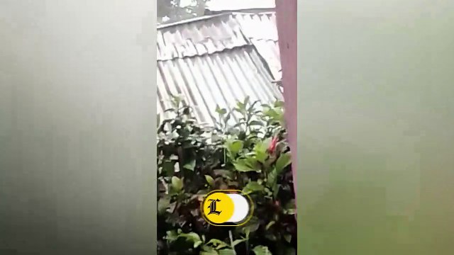 Fuertes lluvias acompañadas de granizada en Constanza