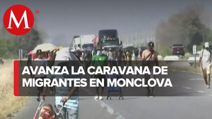 Salen camiones con migrantes desde Monclova