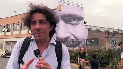 Cannabis legale, a Roma un murale per ricordare la lotta di Walter De Benedetto