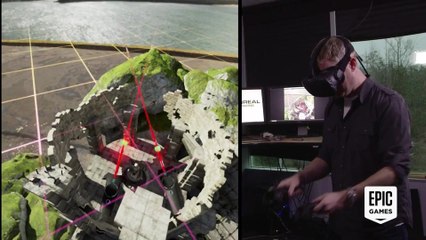 Unreal Engine 4 - Early Preview des Editors mit VR-Support