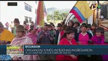 Ecuador: Movimiento indígena se reúne en la Casa de la Cultura de Quito