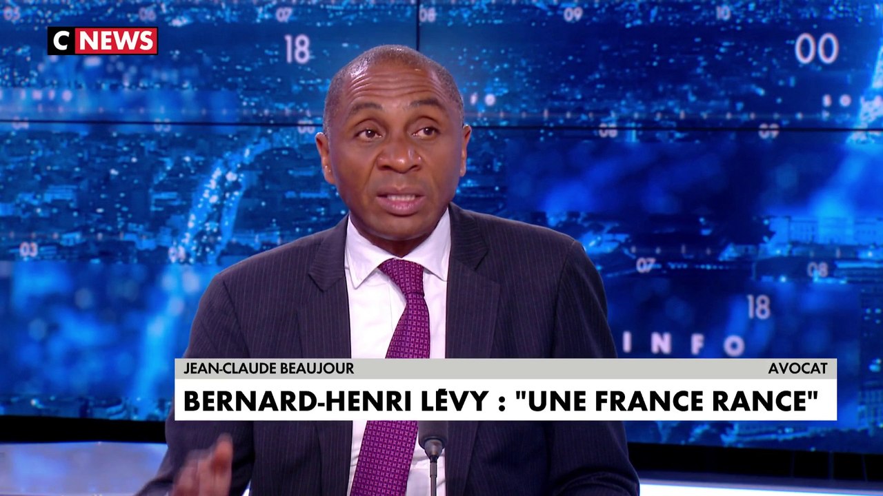 Jean-Claude Beaujour : «Les propos de Bernard-Henri Lévy sont choquants» -  Vidéo Dailymotion