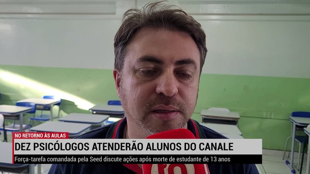 Dez psicólogos vão atender alunos do Colégio Canale na volta às aulas