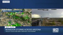 Monsoon storms with possible rain, hail coming to the Valley
