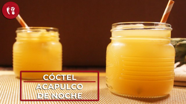 Cóctel Acapulco de noche | Receta de bebida | Directo al Paladar México
