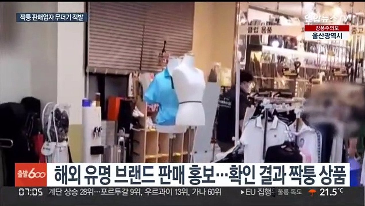 "명품인줄 알고 샀더니 짝퉁"…판매업자 무더기 적발