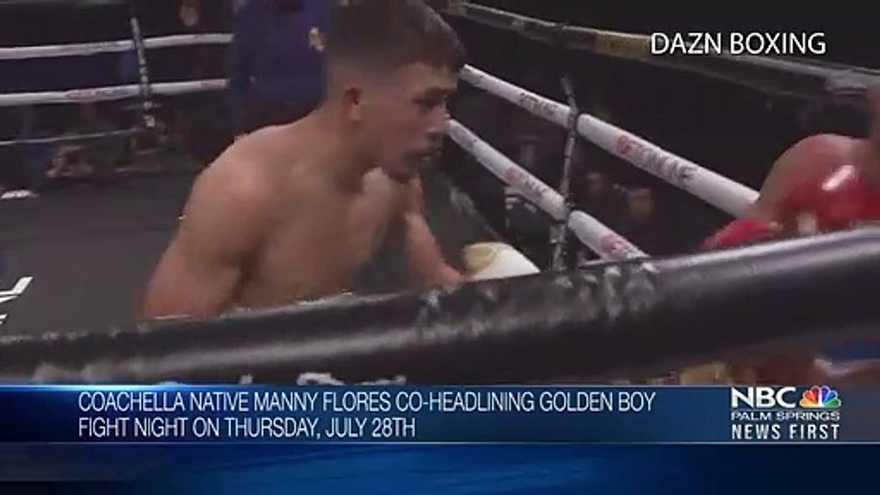 Coachella's Manny "Gucci" Flores Co-Main Event for Golden Boy Fight Night