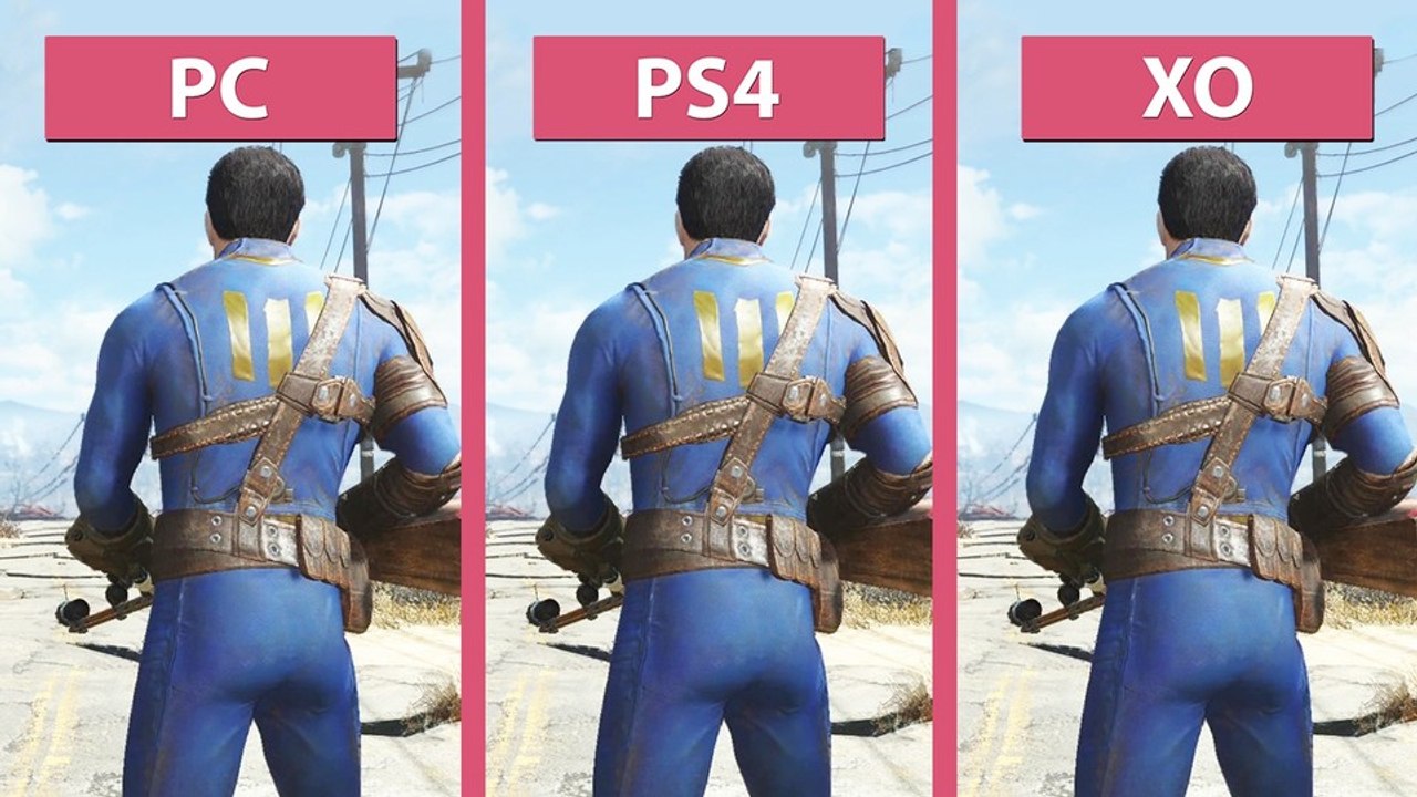 Fallout 4 - PC gegen PS4 und Xbox One im Grafikvergleich