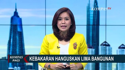 Diduga Api Berasal dari Korsleting yang Menyambar Tabung Gas, 5 Bangunan di Bekasi Hangus Terbakar