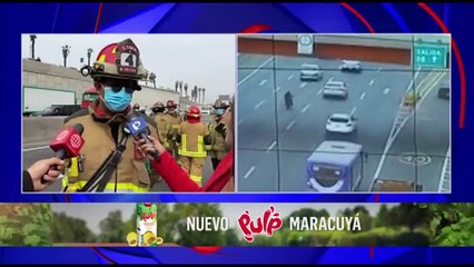 Panamericana Sur: bus se vuelca y deja 17 personas heridas entre niños y adultos