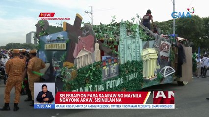 Selebrasyon para sa Araw ng Maynila ngayong araw, sisimulan na | UB