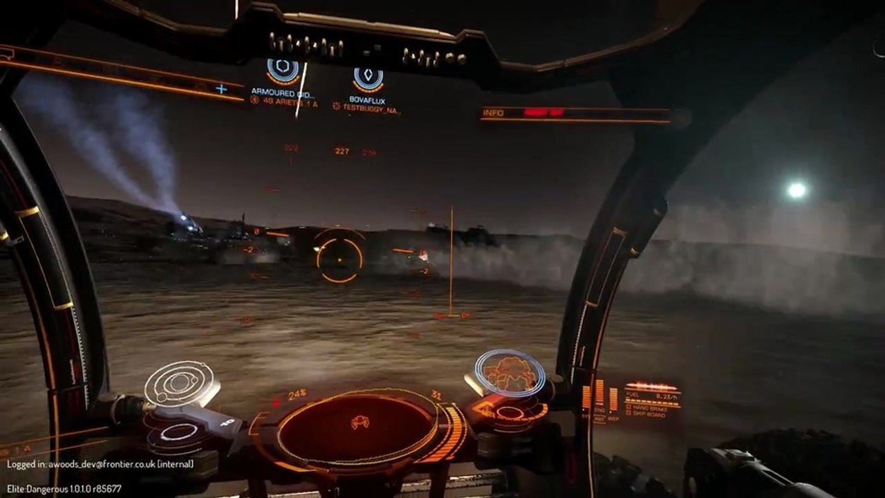 Elite: Dangerous - Gameplay-Video zeigt Bodenvehikel-Angriff