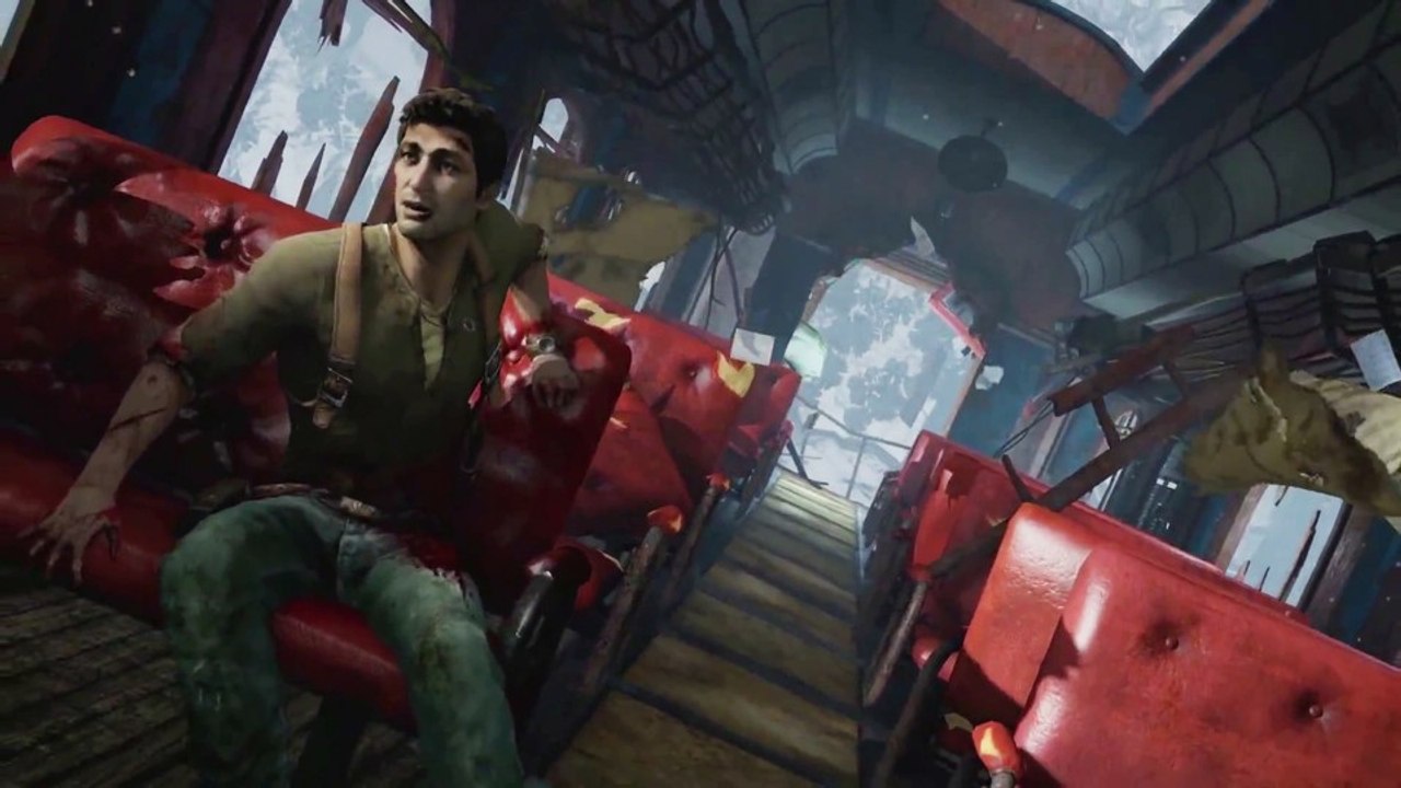 Uncharted: The Nathan Drake Collection - Die Zugszene aus Uncharted 2