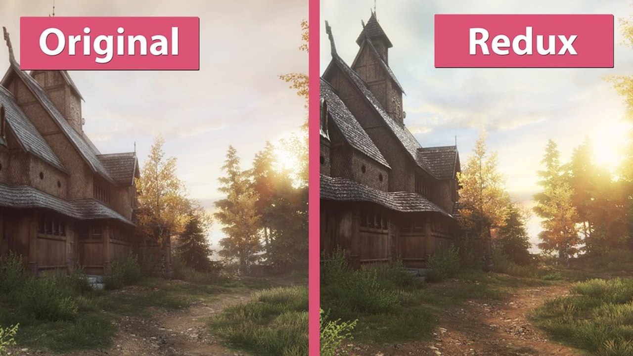 The vanishing of ethan carter - original mit unreal engine 3 und redux mit unreal engine 4 auf dem pc im vergleich