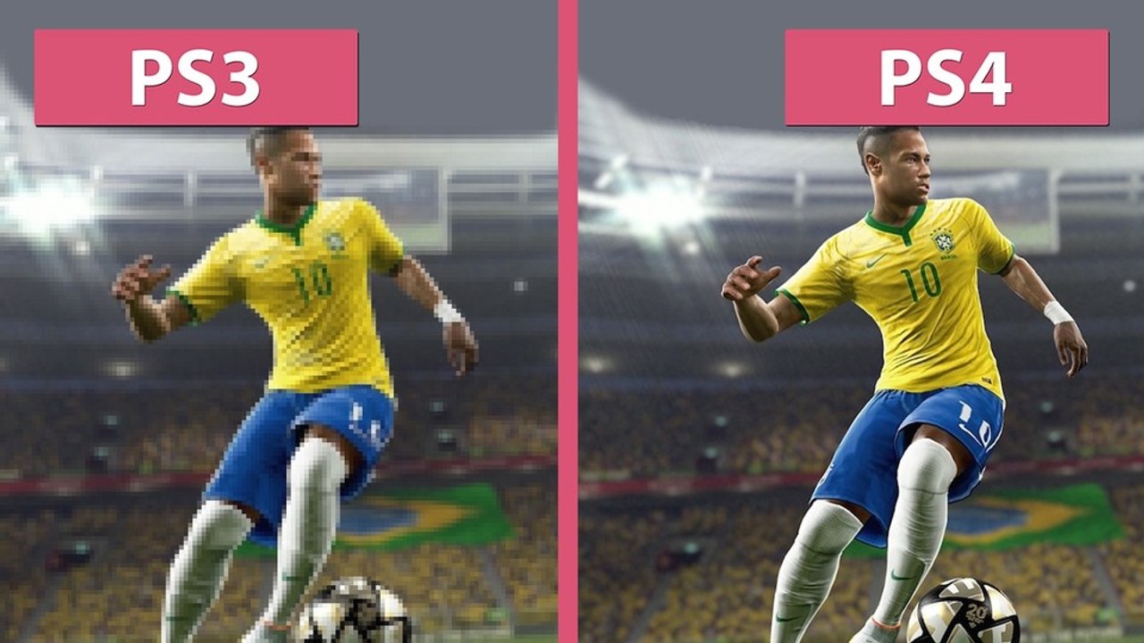 Pro evolution soccer 2016 - grafikvergleich: ps3 gegen ps4 version der demo