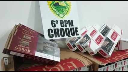 CHOQUE apreende 111 pacotes de cigarro durante fiscalização de rotina na Rodoviária