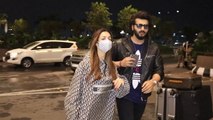 Malaika Arora and Arjun Kapoor Spotted together at Mumbai Airport and gets Trolled *Bollywood
