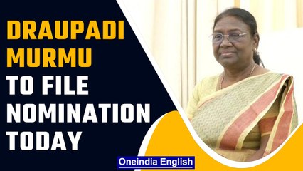 Video herunterladen: Draupadi Murmu, BJP Presidential candidate to filer her nomination today | Oneindia News *news