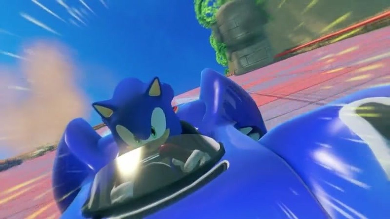 Sonic & all-stars racing: transformed - gameplay-trailer zeigt charaktere & fahrzeuge