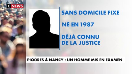 Piqûres à Nancy : un homme mis en examen