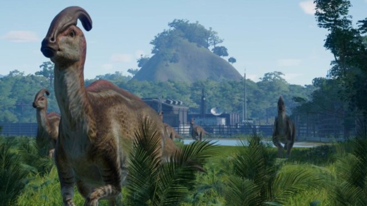 Jurassic World Evolution - Trailer zeigt Spielszenen zu Dinos, Wetter & Gebäuden