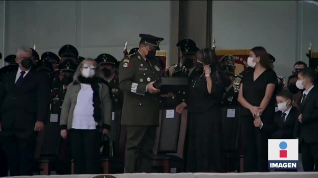 Despiden con honores militares al general Clemente Ricardo Vega García
