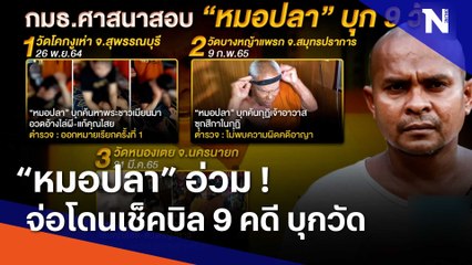 "หมอปลา" อ่วม! จ่อโดนเช็คบิล 9 คดี บุกวัด | เนชั่นทันข่าวเช้า | NationTV22