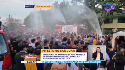 Tradisyunal na basaan at iba pang aktibidad sa Wattah! Wattah! Festival, ibinalik na matapos ang dalawang taon | BT