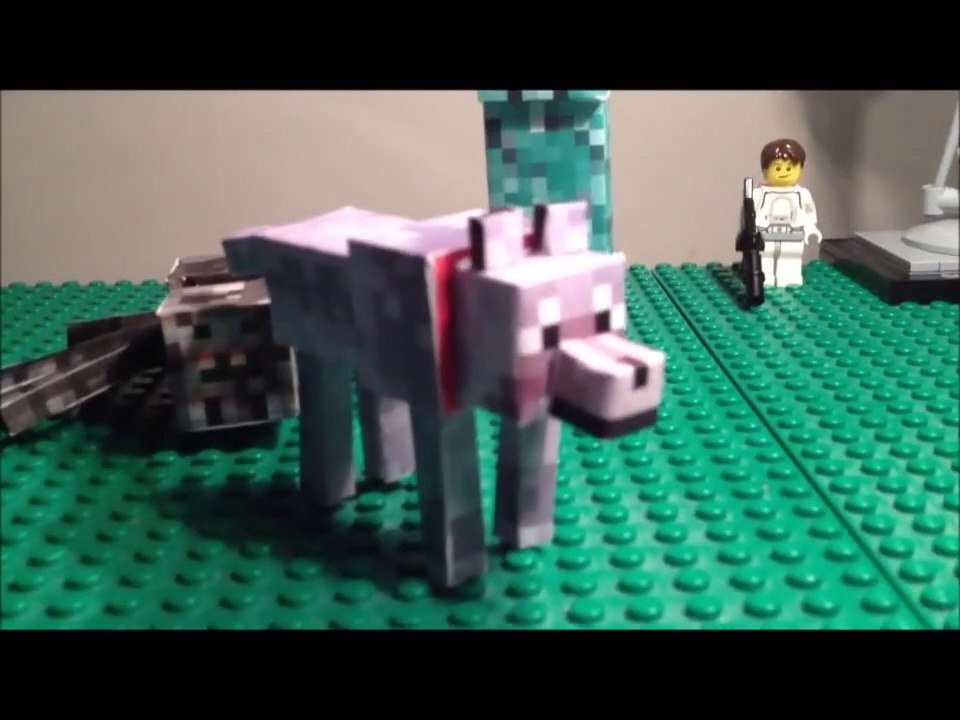 How to make a Minecraft Paper Wolf