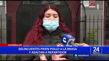 Chorrillos: Falsos clientes asaltan a repartidor de delivery