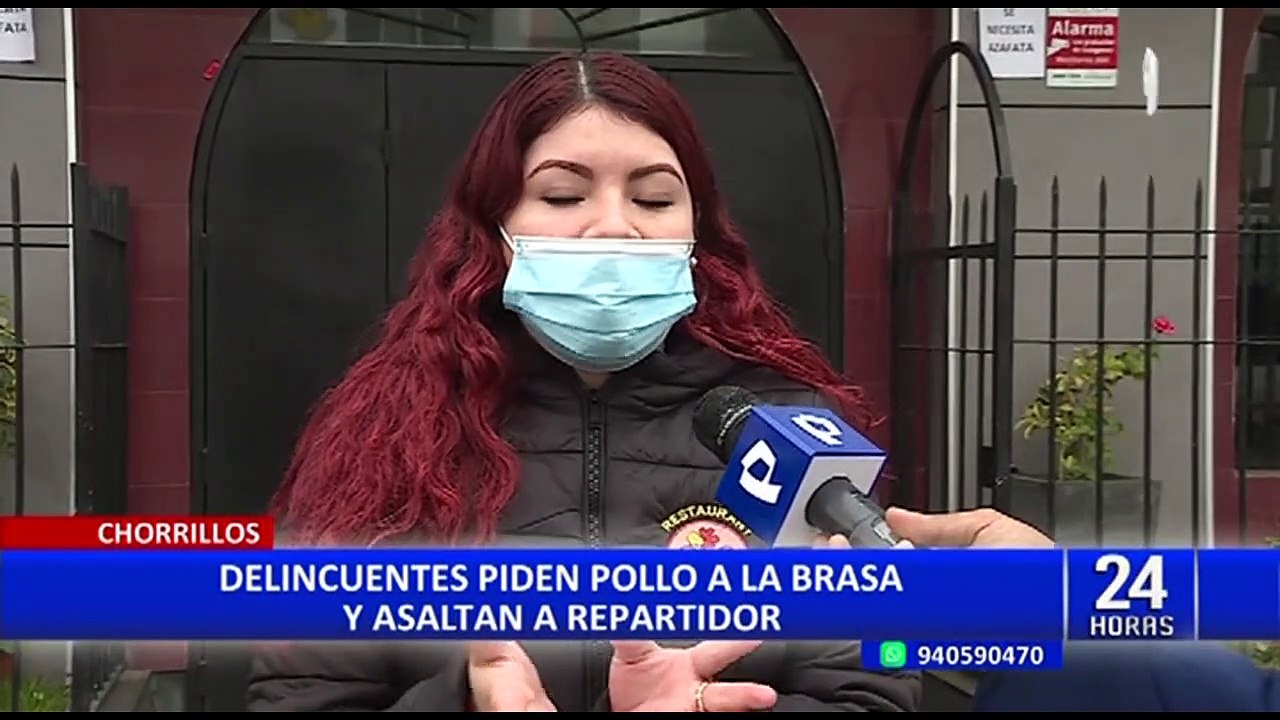 Chorrillos: Falsos clientes asaltan a repartidor de delivery