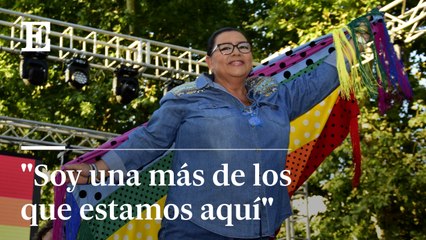 El pregón de María del Monte en el Orgullo Gay en Sevilla