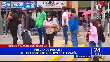 Precios de pasajes en transporte público subirían hasta en 60% por alza de combustibles